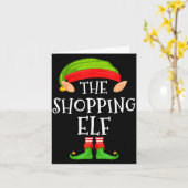 Christmas Elf Matching Family Pajama, The Shopng E Kaart (Gele Bloem)