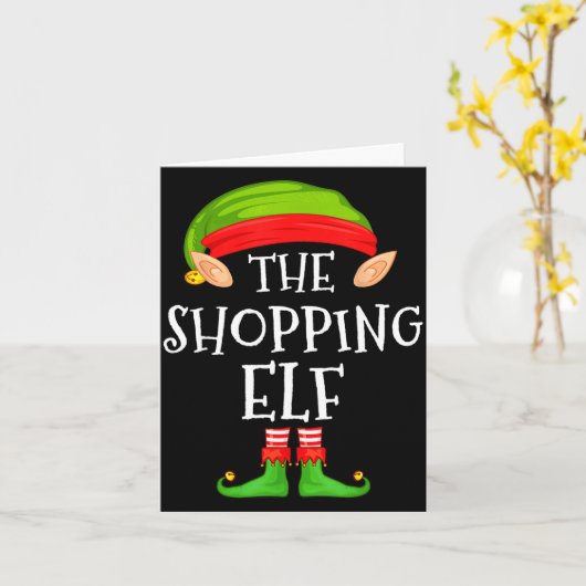 Christmas Elf Matching Family Pajama, The Shopng E Kaart (Gele Bloem)