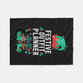 Christmas Elf Office Team Party Family Matching _1 Fleece Deken (Voorkant (Horizontaal))