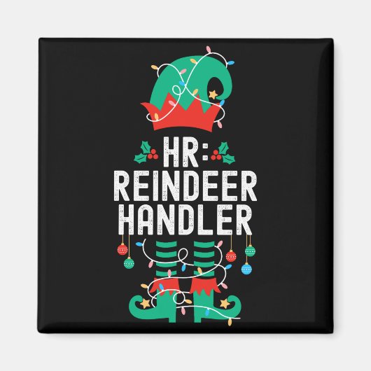 Christmas Elf Office Team Party Family Matching  Magneet (Voorkant)