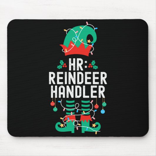 Christmas Elf Office Team Party Family Matching  Muismat (Voorkant)
