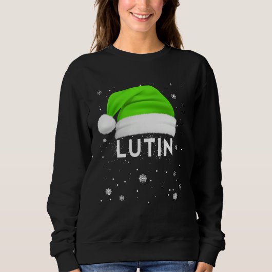 Christmas Elf Pyjamas  for Children Mom or Dad Trui (Voorkant)