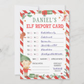 Christmas Elf Report Kaart (Voorkant)