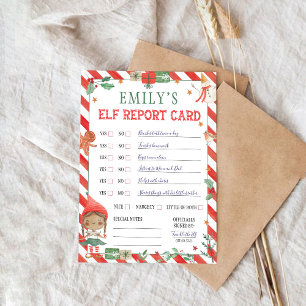 Christmas Elf Report Kaart