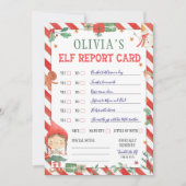 Christmas Elf Report Kaart (Voorkant)
