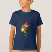 Christmas elf t-shirt (Voorkant)