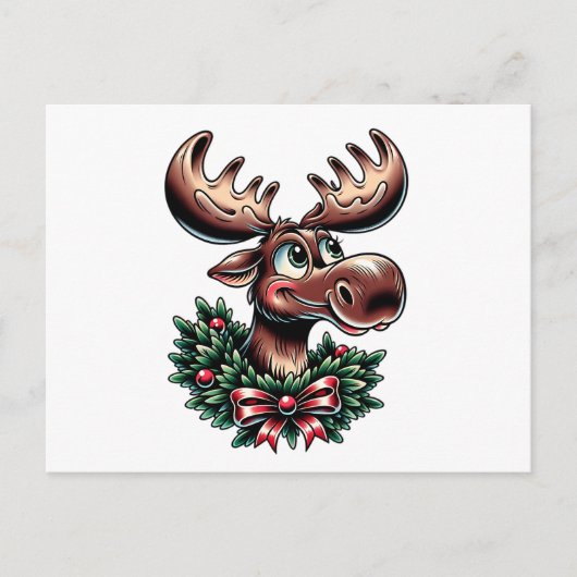 Christmas Elk  Briefkaart (Voorkant)
