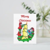CHRISTMAS ELVES briefkaart (Staand voorkant)