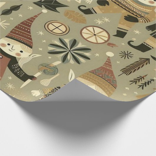 Christmas Elves inpakpapier (Hoek)