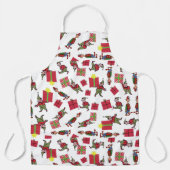 Christmas Elves mannen chef-kok schort (Voorkant)