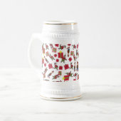 Christmas Elves stein Bierpul (Voorkant links)
