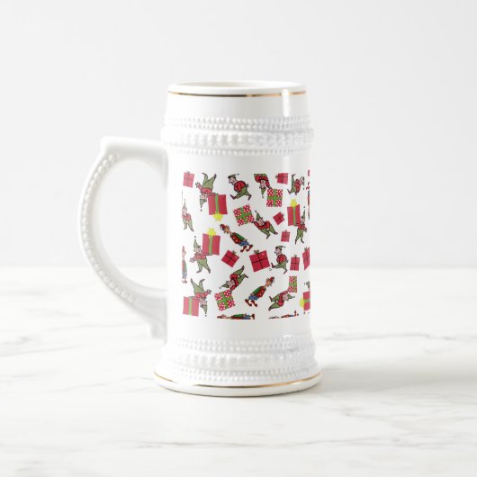Christmas Elves stein Bierpul (Links)