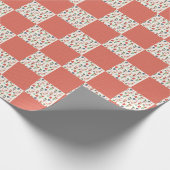 Christmas Elves With Red Stripes Cadeaupapier (Hoek)