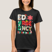 Christmas Emergency Room Er Rn Nurse Department He T-shirt (Voorkant)