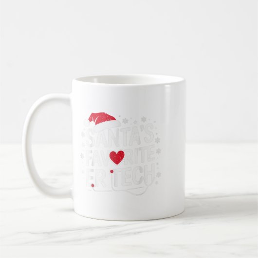 Christmas Emergency Room Technician Santa's Favori Koffiemok (Links)