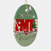 CHRISTMAS EMT Medical Noodtechnicus Keramisch Ornament (Rechts)