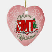 CHRISTMAS EMT Medical Noodtechnicus Keramisch Ornament (Rechts)