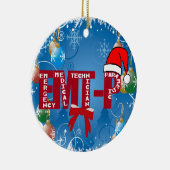 CHRISTMAS EMT-P SANTA NOODPARAMEDIUM KERAMISCH ORNAMENT (Rechts)