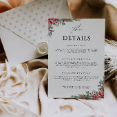 Christmas Enclosure Kaart-De Details Sjabloon Kaart