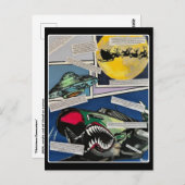 'Christmas Encounters' schilderij op een Briefkaart (Voorkant / Achterkant)