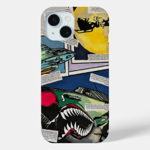 'Christmas Encounters' Schilderij op een  iPhone 15 Case