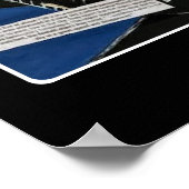 'Christmas Encounters' schilderij op een Poster (Hoek)