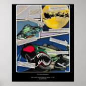 'Christmas Encounters' schilderij op een Poster (Voorkant)