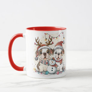 Christmas English Bulldogs Mok