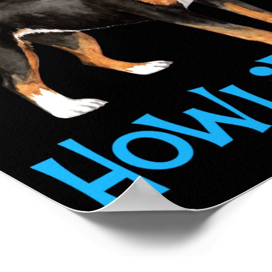 Christmas Entlebucher Poster (Hoek)