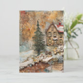 Christmas Ephemera Wenskaart (Staand voorkant)