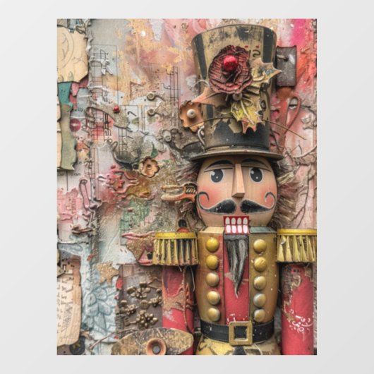 Christmas Ephemera Window Cling Raamsticker (Vel)