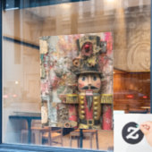 Christmas Ephemera Window Cling Raamsticker (Cafe Raam)