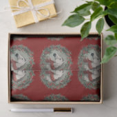 Christmas equestrian gift wrapping  tissuepapier (Geschenk)
