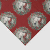 Christmas equestrian gift wrapping  tissuepapier (Detail)