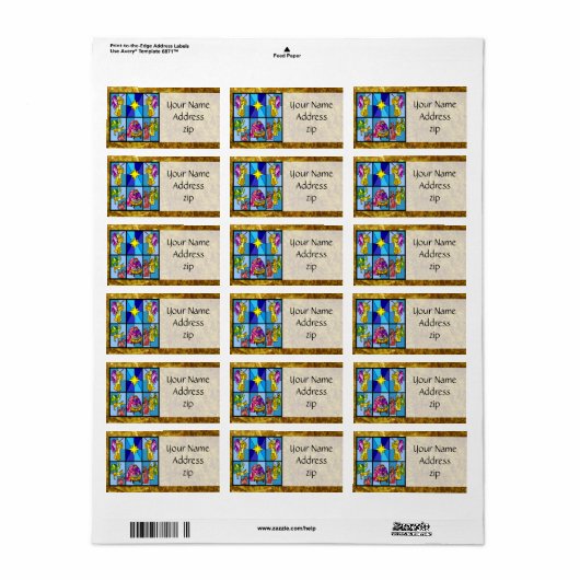 Christmas Etiket (Full Sheet)