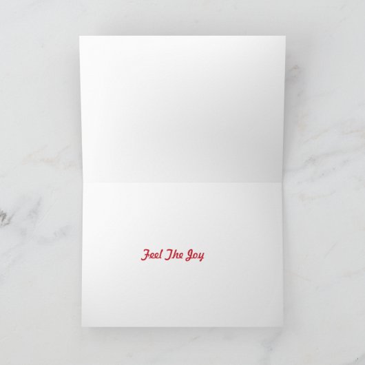 CHRISTMAS EVE MERRY CHRISTMAS KAART (Binnen)