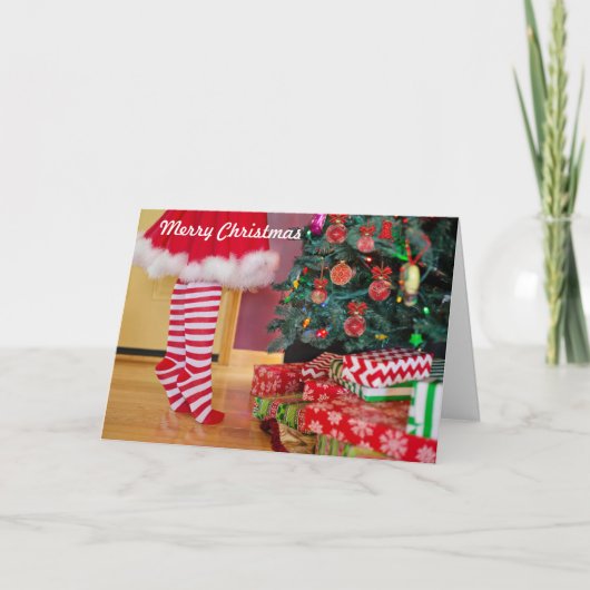 CHRISTMAS EVE MERRY CHRISTMAS KAART (Voorkant)