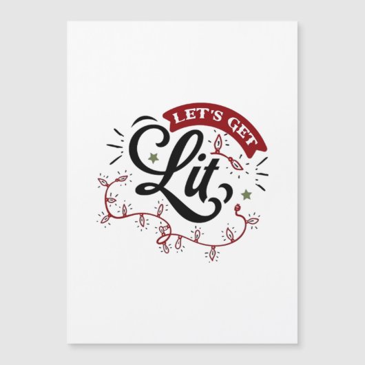 Christmas Eve Merry Christmas - Let's Get Lit  (Voorkant)