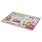 Christmas Eve Santa Milk & Cookie Board  Snijplank (Hoek)