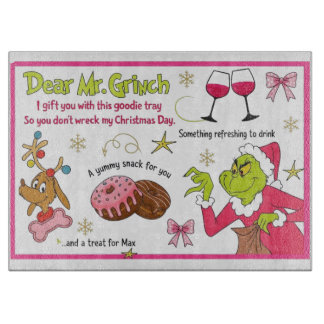 Christmas Eve Santa Milk & Cookie Board Snijplank