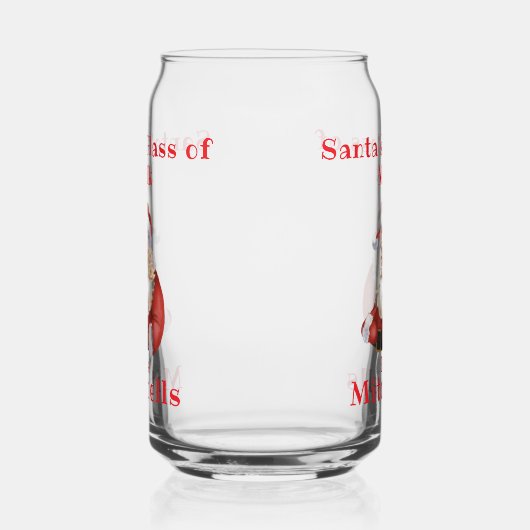 Christmas Eve Santa's Milk Blikvorm Glas (Rechts)