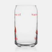 Christmas Eve Santa's Milk Blikvorm Glas (Links)