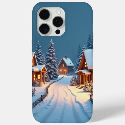 Christmas Eve Village Case-Mate iPhone Case (Achterkant)
