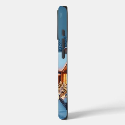 Christmas Eve Village Case-Mate iPhone Case (Achterkant / Links)