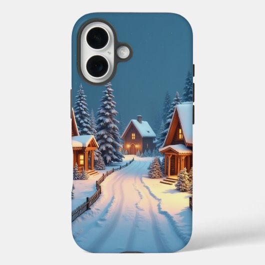 Christmas Eve Village Case-Mate iPhone Case (Achterkant)
