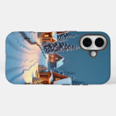 Christmas Eve Village Case-Mate iPhone Case (Achterkant (horizontaal))