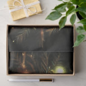 Christmas Evergreen Verlichte krans Joy Tissuepapier (Geschenk)