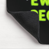 Christmas Eww, People Funny Sarcastic Santa Hat Xm Muismat (Hoek)