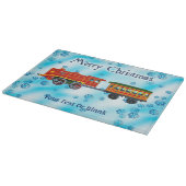 Christmas Express - Prettig Kerstfeest Snijplank (Hoek)