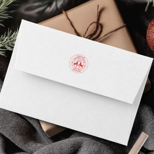 Christmas Express Red Classic Rubberstempel